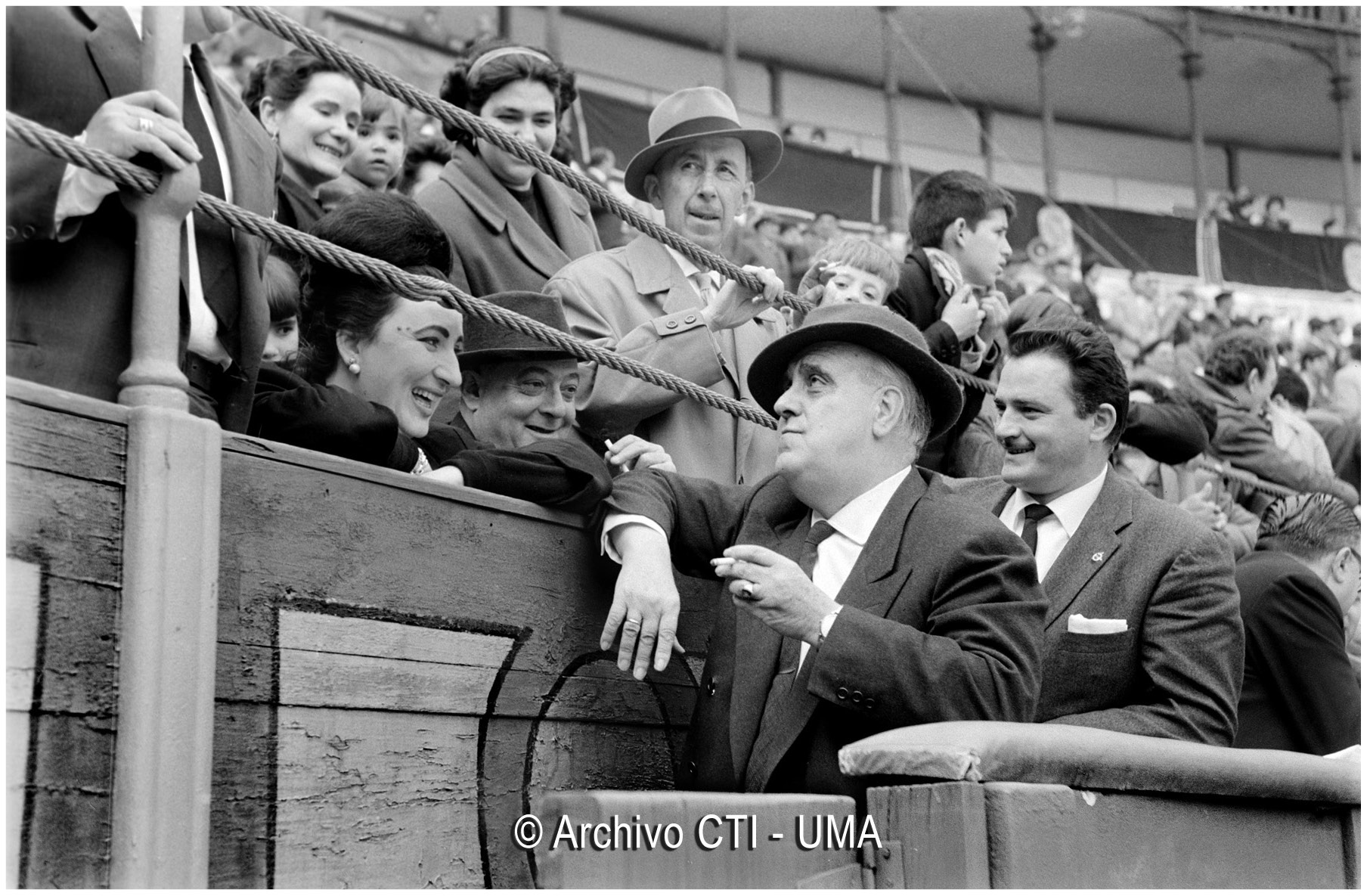 Málaga 1963. Fiestas de Invierno. Plaza de toros de la Malagueta. 