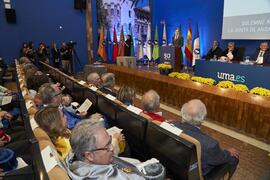 Discurso de Juan Manuel Moreno. Imposición de la Medalla de Oro de la Universidad de Málaga a la Junta de Andalucía. Paraninfo. Noviembre de 2023