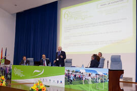 Intervención de Juan Francisco Marcos. Primer panel de expertos del 6º Congreso Internacional de Actividad Física Deportiva para Mayores. Escuela Técnica Superior de Ingeniería de Telecomunicaciones y de Informática. Marzo de 2015