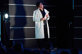 José Corbacho en la gala de inauguración de la 31ª edición de Fancine de la Universidad de Málaga. Cine Albéniz. Noviembre de 2021