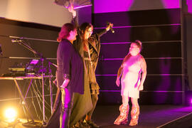 Performance en la gala de clausura del Fancine 2016. Cine Albéniz. Noviembre de 2016