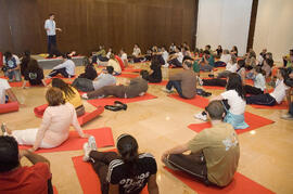 Taller de Pilates. 2º Congreso Internacional de Actividad Físico-Deportiva para Mayores de la Universidad de Málaga. Palacio de Ferias y Congresos de Málaga. Marzo de 2007