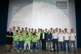 Homenaje al CD UMA-Antequera. Gala del Deporte Universitario 2018. Escuela Técnica Superior de Ingeniería de Telecomunicaciones. Junio de 2018