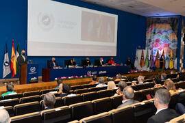 Intervención del Secretario General. Apertura del Curso Académico 2020/2021 de la Universidad de Málaga. Paraninfo. Septiembre de 2020
