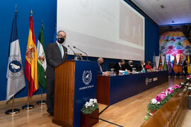 Intervención del Secretario General. Apertura del Curso Académico 2020/2021 de la Universidad de Málaga. Paraninfo. Septiembre de 2020