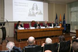 Presentación del libro "Recordando a 3 maestros". Facultad de Ciencias Económicas y Empresariales. Noviembre de 2018