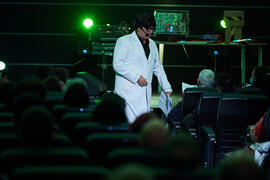 José Corbacho en la gala de inauguración de la 31ª edición de Fancine de la Universidad de Málaga. Cine Albéniz. Noviembre de 2021