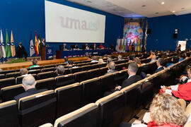 Intervención del Secretario General. Apertura del Curso Académico 2020/2021 de la Universidad de Málaga. Paraninfo. Septiembre de 2020