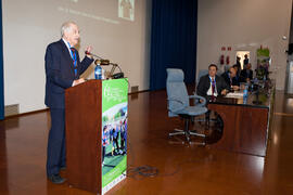 Intervención de Juan Francisco Marcos. Primer panel de expertos del 6º Congreso Internacional de Actividad Física Deportiva para Mayores. Escuela Técnica Superior de Ingeniería de Telecomunicaciones y de Informática. Marzo de 2015