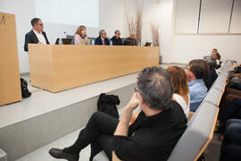 Intervención de José Ángel Narváez. Conferencia inaugural del curso 2015-2016 de la Escuela Técnica Superior de Arquitectura de la Universidad de Málaga. Campus de El Ejido. Octubre de 2015