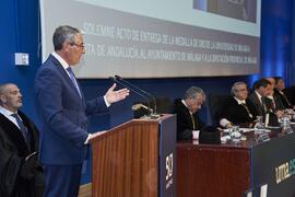 Discurso de José Francisco Salado. Entrega de la Medalla de Oro de la Universidad de Málaga a la Diputación Provincial de Málaga. Paraninfo. Noviembre de 2023