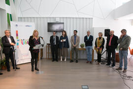 Intervención de Susana Cabrera. Inauguración de la oficina 'Welcome to UMA'. Campus de Teatinos. Abril de 2019
