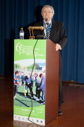 Ponencia de José Augusto Marinho. Panel de expertos. 6º Congreso Internacional de Actividad Física Deportiva para Mayores. Escuela Técnica Superior de Ingeniería de Telecomunicaciones y de Informática. Marzo de 2015
