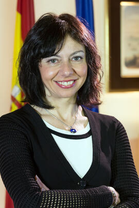 Retrato de María del Mar Díaz Gómez, Vicecretaria de la Facultad de Económicas. Facultad de Ciencias Económicas y Empresariales. Marzo de 2016