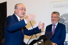 Intervención de Francisco de la Torre. 230º Aniversario de la Sociedad Económica Amigos del País. Plaza de la Constitución. Septiembre de 2019