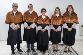 Retrato previo a la investidura de Kazuyo Sejima como Doctora "Honoris Causa" por la Escuela de Arquitectura de la Universidad de Málaga. Paraninfo. Octubre de 2019