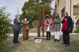 Inauguración de la escultura "Otro Vínculo", de Perry Oliver. Facultad de Filosofía y Letras. Campus de Teatinos. Enero de 2022
