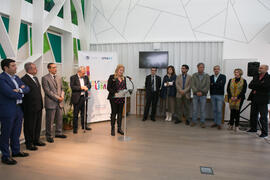 Intervención de Susana Cabrera. Inauguración de la oficina 'Welcome to UMA'. Campus de Teatinos. Abril de 2019