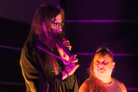 Performance en la gala de clausura del Fancine 2016. Cine Albéniz. Noviembre de 2016