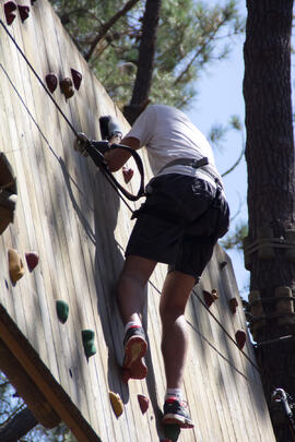 Actividad en Aventura Amazonia Marbella. Olimpiada Española de Economía, Fase Nacional. Marbella. Junio de 2015