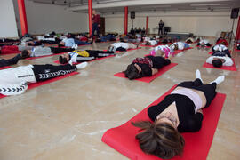 Taller de Yoga. 3º Congreso Internacional de Actividad Físico-Deportiva para Mayores de la Universidad de Málaga. Palacio de Ferias y Congresos de Málaga. Marzo de 2009