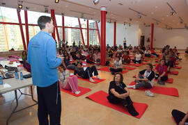 Taller de Pilates. 3º Congreso Internacional de Actividad Físico-Deportiva para Mayores de la Universidad de Málaga. Palacio de Ferias y Congresos de Málaga. Marzo de 2009