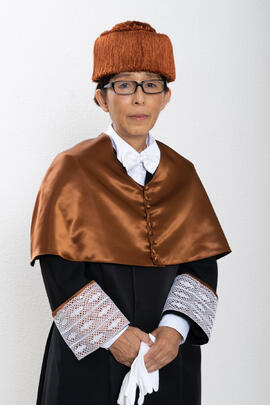 Retrato de Kazuyo Sejima previo a su investidura como Doctora "Honoris Causa" por la Escuela de Arquitectura de la Universidad de Málaga. Paraninfo. Octubre de 2019