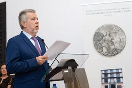 Intervención de José María Ruiz Povedano. 230º Aniversario de la Sociedad Económica Amigos del País. Plaza de la Constitución. Septiembre de 2019