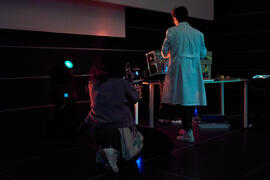 Actuación de Cabezazoo. Gala de inauguración de la 31ª edición de Fancine de la Universidad de Málaga. Cine Albéniz. Noviembre de 2021