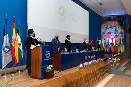 Intervención de José Ángel Narváez. Apertura del Curso Académico 2020/2021 de la Universidad de Málaga. Paraninfo. Septiembre de 2020