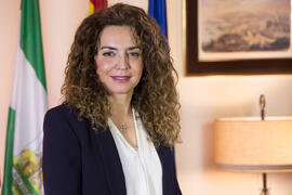 Retrato de Macarena Parrado Gallardo, Secretaria de la Facultad de Económicas. Facultad de Ciencias Económicas y Empresariales. Marzo de 2016