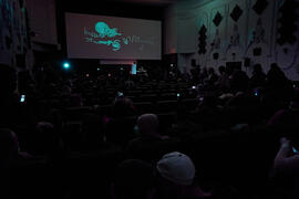 Actuación de Cabezazoo. Gala de inauguración de la 31ª edición de Fancine de la Universidad de Málaga. Cine Albéniz. Noviembre de 2021