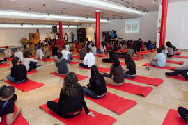Taller de Pilates. 3º Congreso Internacional de Actividad Físico-Deportiva para Mayores de la Universidad de Málaga. Palacio de Ferias y Congresos de Málaga. Marzo de 2009