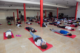Taller de Yoga. 3º Congreso Internacional de Actividad Físico-Deportiva para Mayores de la Universidad de Málaga. Palacio de Ferias y Congresos de Málaga. Marzo de 2009