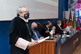 Intervención de José Ángel Narváez. Apertura del Curso Académico 2020/2021 de la Universidad de Málaga. Paraninfo. Septiembre de 2020