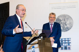 Intervención de Francisco de la Torre. 230º Aniversario de la Sociedad Económica Amigos del País. Plaza de la Constitución. Septiembre de 2019