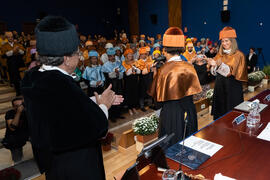 Investidura de Kazuyo Sejima como Doctora "Honoris Causa" por la Escuela de Arquitectura de la Universidad de Málaga. Paraninfo. Octubre de 2019