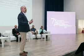 Miguel Ángel Morales Cevidanes. Panel de expertos. 7º Congreso Internacional de Actividad Física Deportiva para Mayores. Escuela Técnica Superior de Ingeniería de Telecomunicaciones y de Informática. Noviembre de 2017