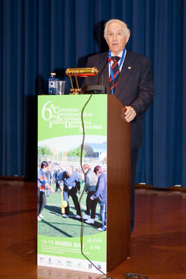 Intervención de Juan Francisco Marcos. Primer panel de expertos del 6º Congreso Internacional de Actividad Física Deportiva para Mayores. Escuela Técnica Superior de Ingeniería de Telecomunicaciones y de Informática. Marzo de 2015