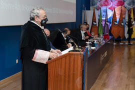 Intervención de José Ángel Narváez. Apertura del Curso Académico 2020/2021 de la Universidad de Málaga. Paraninfo. Septiembre de 2020
