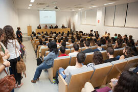 Intervención de Antonio Álvarez Gil. Conferencia inaugural del curso 2015-2016 de la Escuela Técnica Superior de Arquitectura de la Universidad de Málaga. Campus de El Ejido. Octubre de 2015