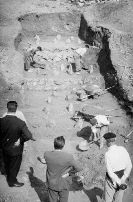 El Palo. Obras. Mayo de 1960. Málaga. España.