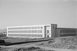 Escuela de Peritos Industriales en El Ejido. Construcción. Diciembre de 1957. Málaga (España)