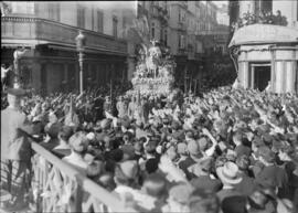Semana Santa de Málaga. Nuestro Padre Jesús a su entrada en Jerusalén (Pollinica). Domingo de Ramos. Hacia 1939. España.