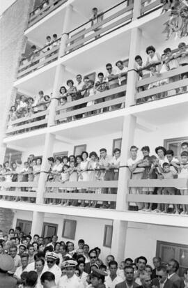 Inauguración Barriada 4 de diciembre. Agosto de 1959. Málaga, España.