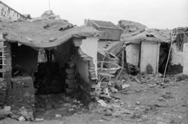 Viviendas. Arroyo del Cuarto. 1955-11, noviembre. Inundaciones del 29 de octubre de 1955. Málaga, España.