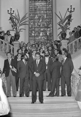 Ayuntamiento de Málaga. Constitución primera corporación municipal democrática. 19 de abril de 1979. España. 40