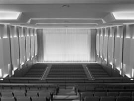 Teatro cine Alameda. Patio de butacas. Enero de 1966. Málaga, España.