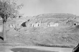 Vivienda cueva. Noviembre de 1954. Málaga, España.