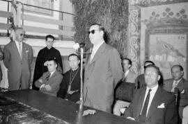 Inauguración Barriada 4 de diciembre. Agosto de 1959. Málaga, España.